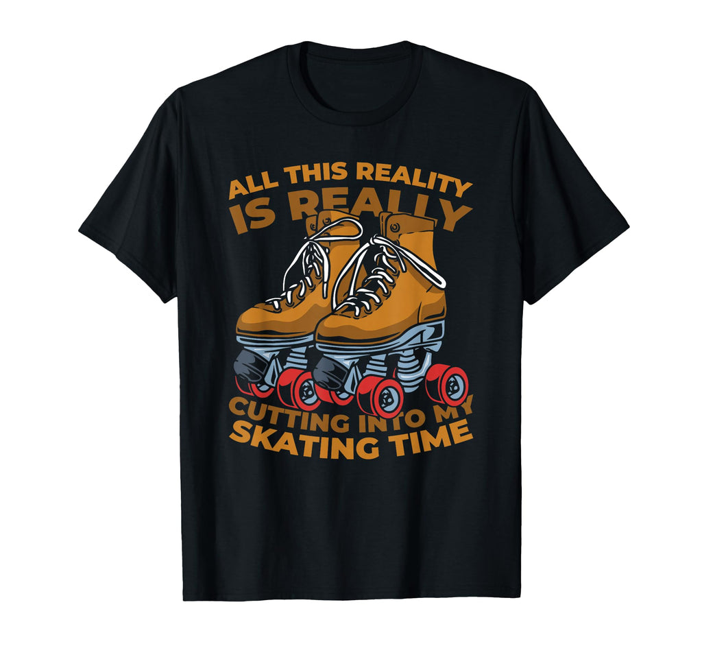 Skater Skates Roller Skating T-Shirt - Unique Graphic for Adults - T-Shirt, Sweatshirt, Hoodie