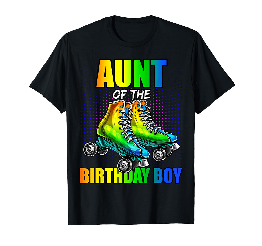 Aunt Birthday Roller Skating Birthday T-Shirt - Trendy Graphic Men Women - T-Shirt, Sweatshirt, Hoodie