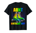Aunt Birthday Roller Skating Birthday T-Shirt - Trendy Graphic Men Women - T-Shirt, Sweatshirt, Hoodie