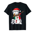 Soccer Dabbing Snowman Mexico T-Shirt - Minimalist Print for Adults - T-Shirt, Sweatshirt, Hoodie