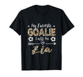 My Favorite Goalie Calls Me Zia Italian Aunt T-Shirt - Graphic Print Unisex - T-Shirt, Sweatshirt, Hoodie