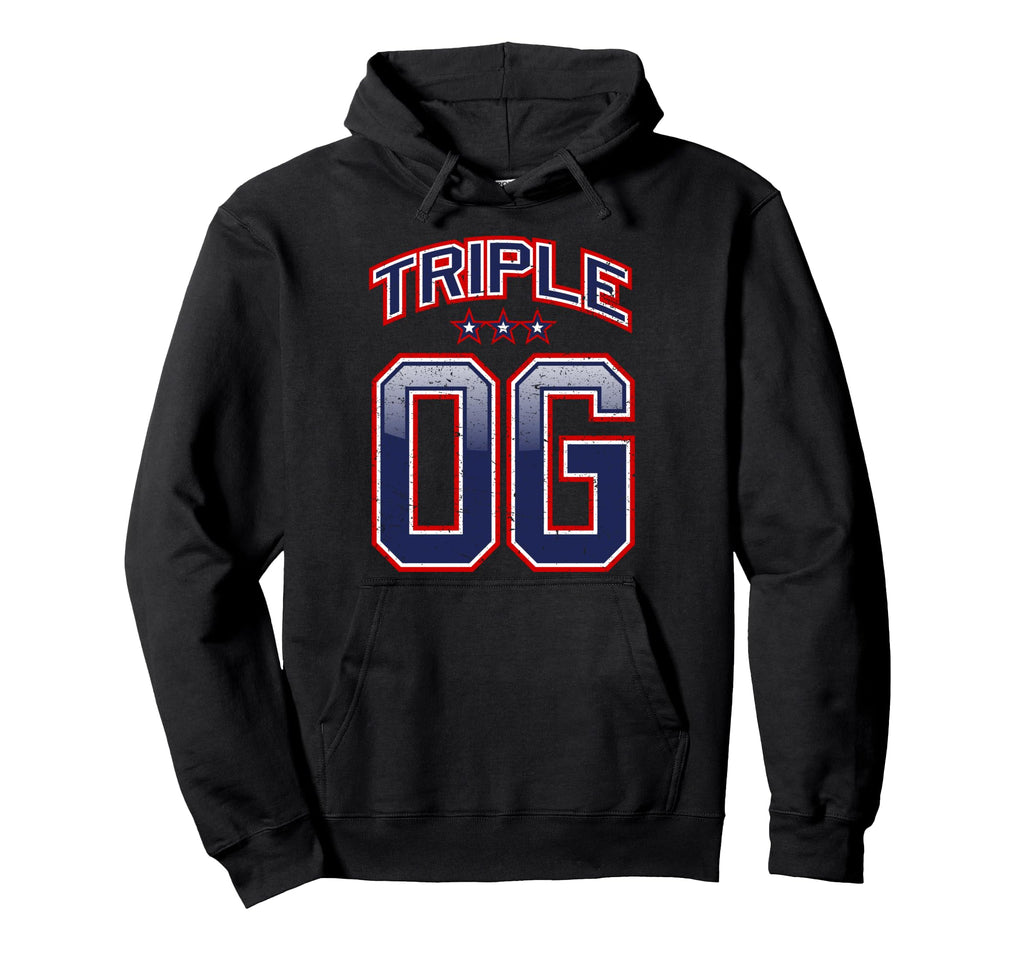 Triple Og Old School Hip Hop Original Hoodie - Novelty Apparel Men Women - T-Shirt, Sweatshirt, Hoodie