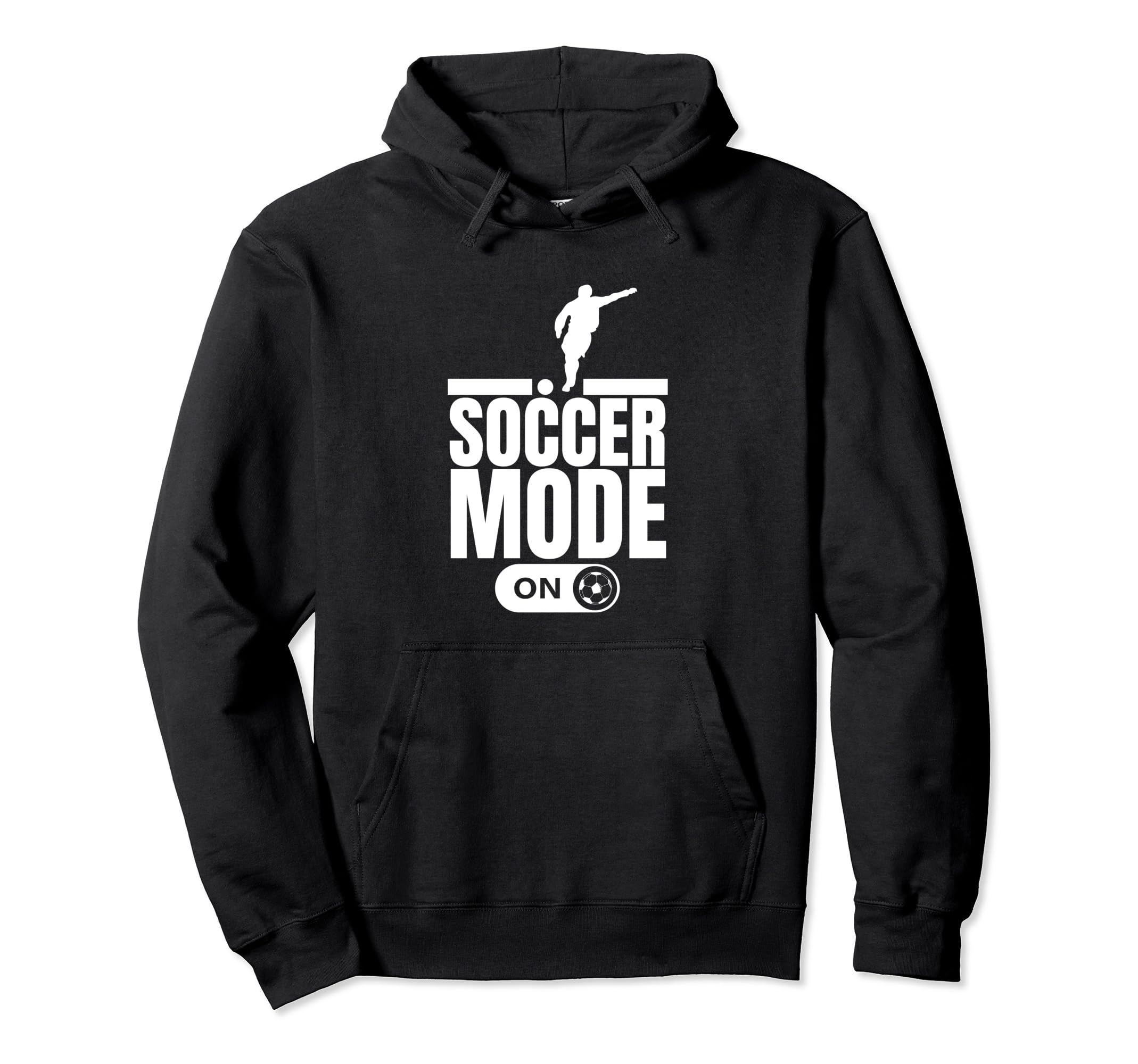 Soccer Mode Funny Soccer Player Hoodie - Minimalist Print Unisex - T-Shirt, Sweatshirt, Hoodie