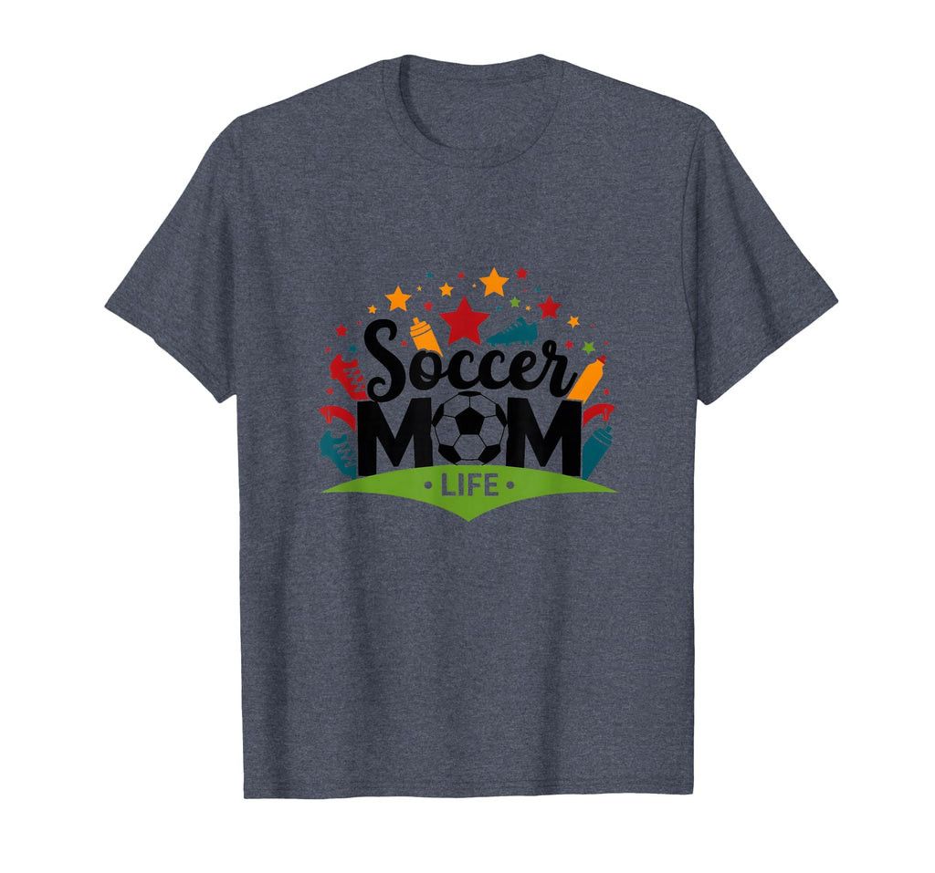 Soccer Mom Life Womens Sports Parent T-Shirt - Unique Graphic for Adults - T-Shirt, Sweatshirt, Hoodie