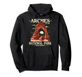 Arches National Park Hiking Camping Hoodie - Minimalist Print Men Women - T-Shirt, Sweatshirt, Hoodie