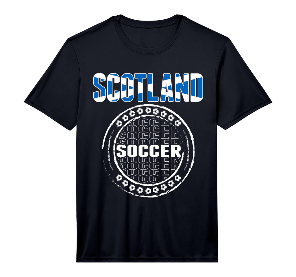 Scotland Soccer Fans Jersey Proud T-Shirt - Custom Art Print Men Women - T-Shirt, Sweatshirt, Hoodie