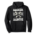 Soccer Auntie Funny Coquette Bow Hoodie - Streetwear Style for Adults - T-Shirt, Sweatshirt, Hoodie