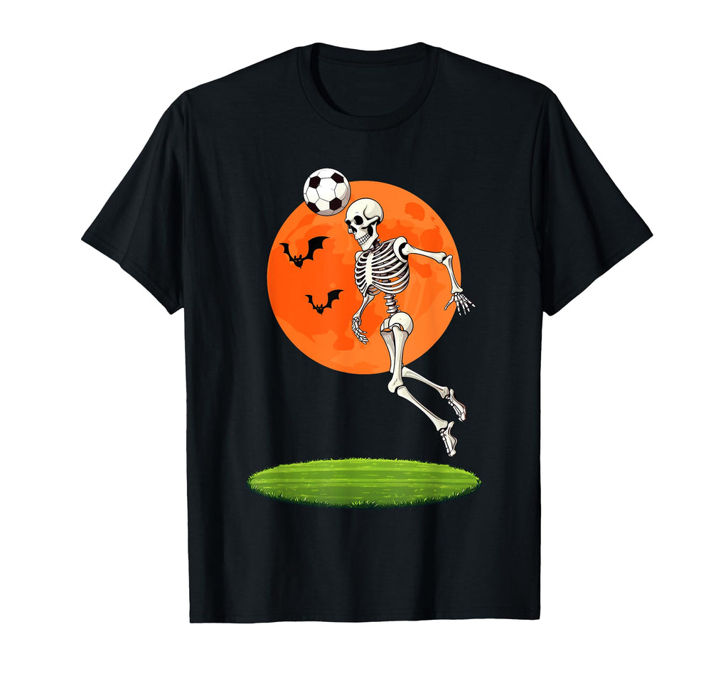Soccer Skeleton Heading Ball Soccer T-Shirt - Trendy Graphic Men Women - T-Shirt, Sweatshirt, Hoodie