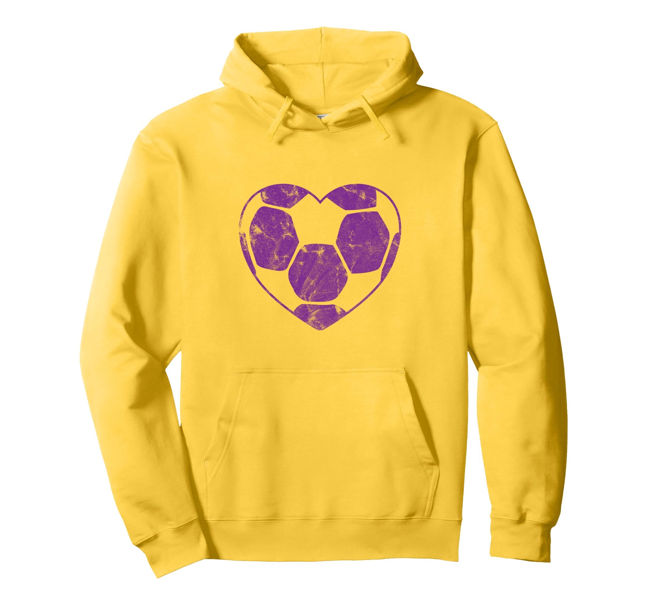 Purple Soccer Ball Mom Fan Simple Hoodie - Fun Novelty Design for Adults - T-Shirt, Sweatshirt, Hoodie