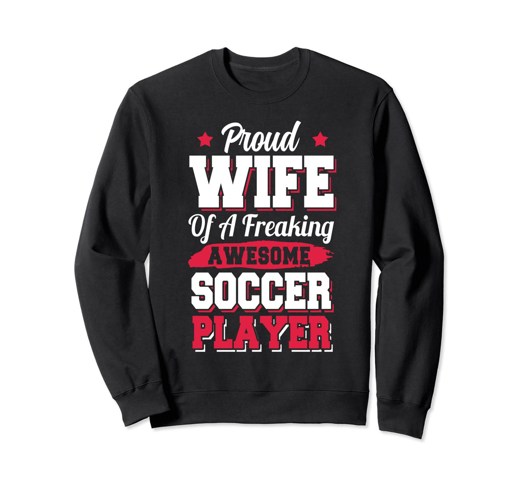 Coach Soccer Player Wife Sweatshirt - Minimalist Print for Adults - T-Shirt, Sweatshirt, Hoodie
