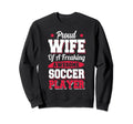 Coach Soccer Player Wife Sweatshirt - Minimalist Print for Adults - T-Shirt, Sweatshirt, Hoodie