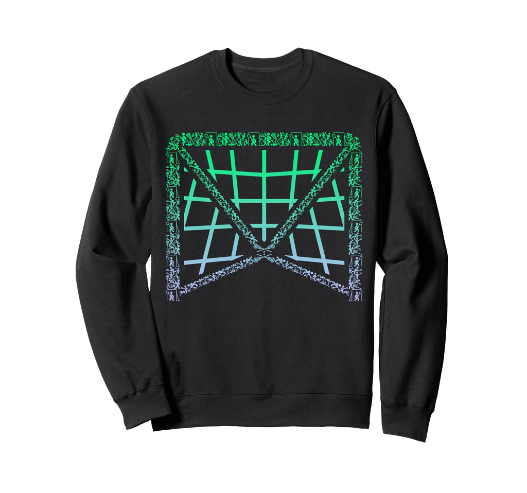 Lacrosse Goal Stuff Lax Goalkeeper Sweatshirt - Minimalist Print Men Women - T-Shirt, Sweatshirt, Hoodie