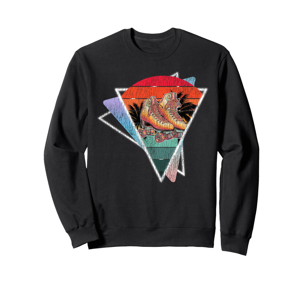 Roller Skating Skate Vaporwave Sweatshirt - Trendy Graphic for Adults - T-Shirt, Sweatshirt, Hoodie