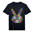 Easter Soccer Lover Bunny Head Ball T-Shirt - Novelty Apparel for Adults - T-Shirt, Sweatshirt, Hoodie