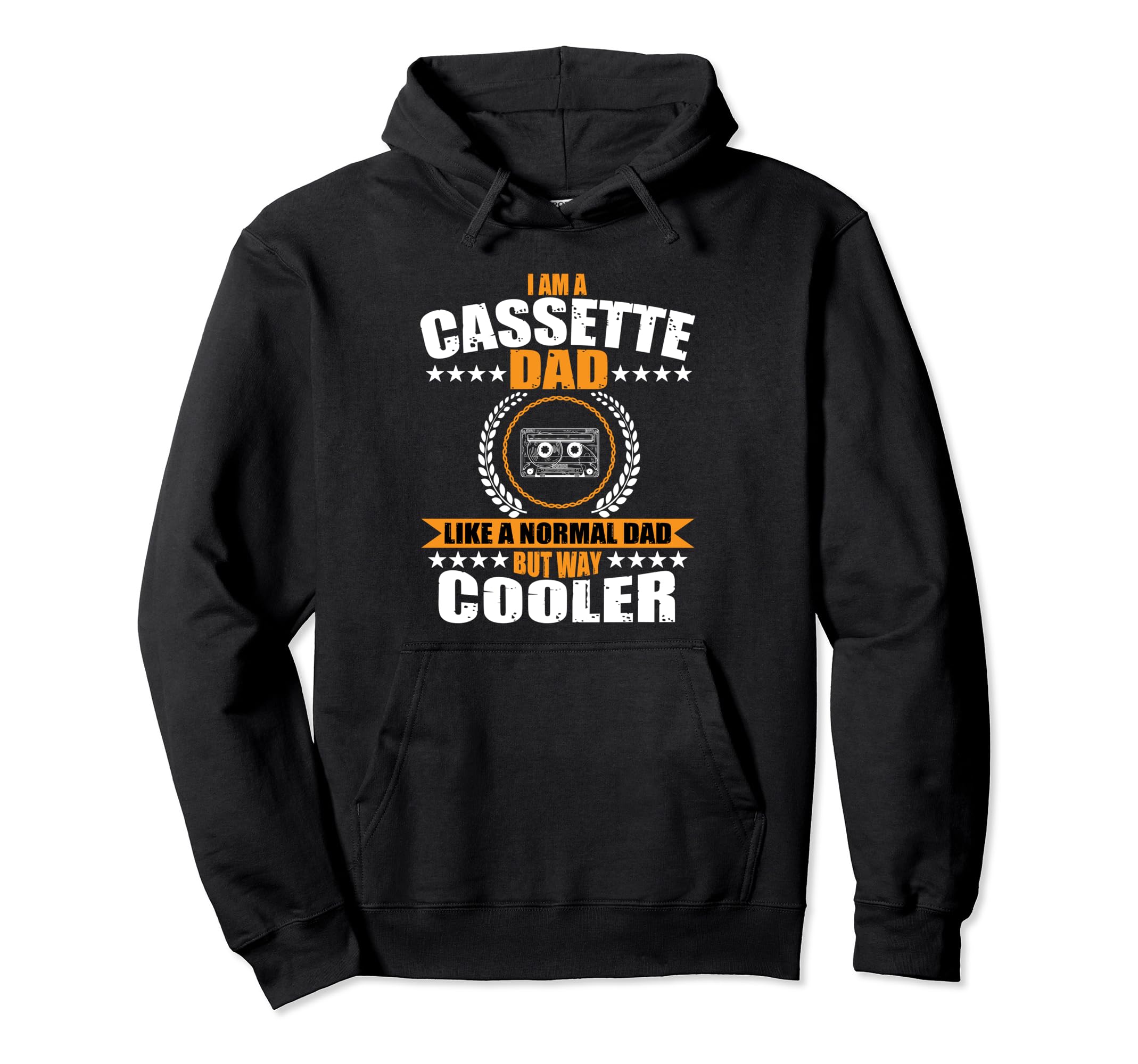 Funny Cassette Dad Music Cassettes Hoodie - Novelty Apparel for Adults - T-Shirt, Sweatshirt, Hoodie
