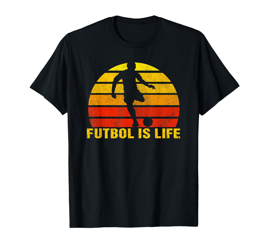 Futbol Is Life Soccer Player Sports T-Shirt - Casual Everyday Wear Unisex - T-Shirt, Sweatshirt, Hoodie