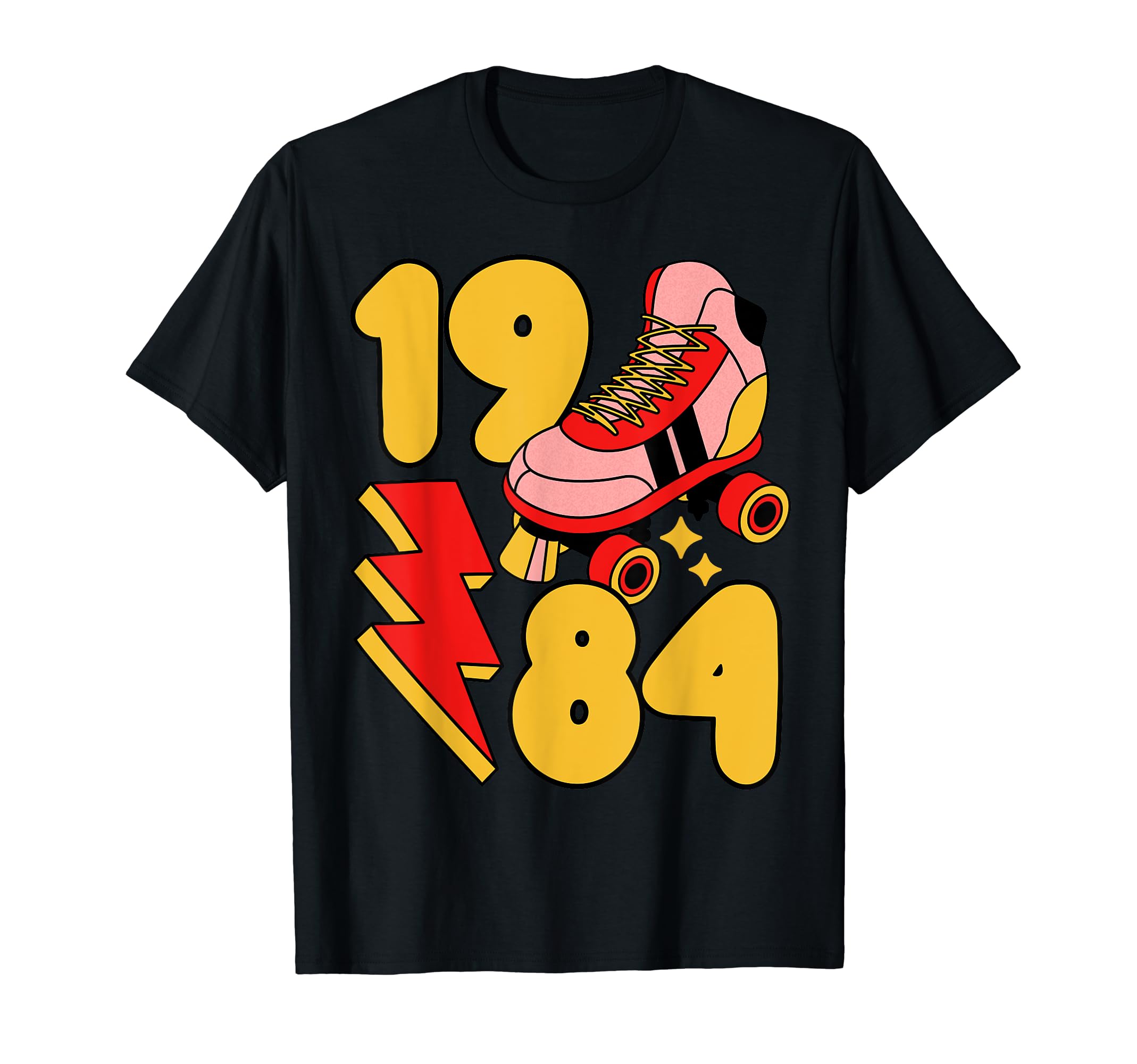 1984 Roller Skate 80S Nostalgia T-Shirt - Unique Graphic Men Women - T-Shirt, Sweatshirt, Hoodie