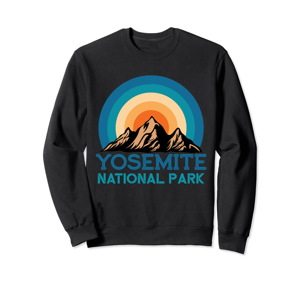 Yosemite National Park Mountain Hiking Sweatshirt - Minimalist Print Unisex - T-Shirt, Sweatshirt, Hoodie