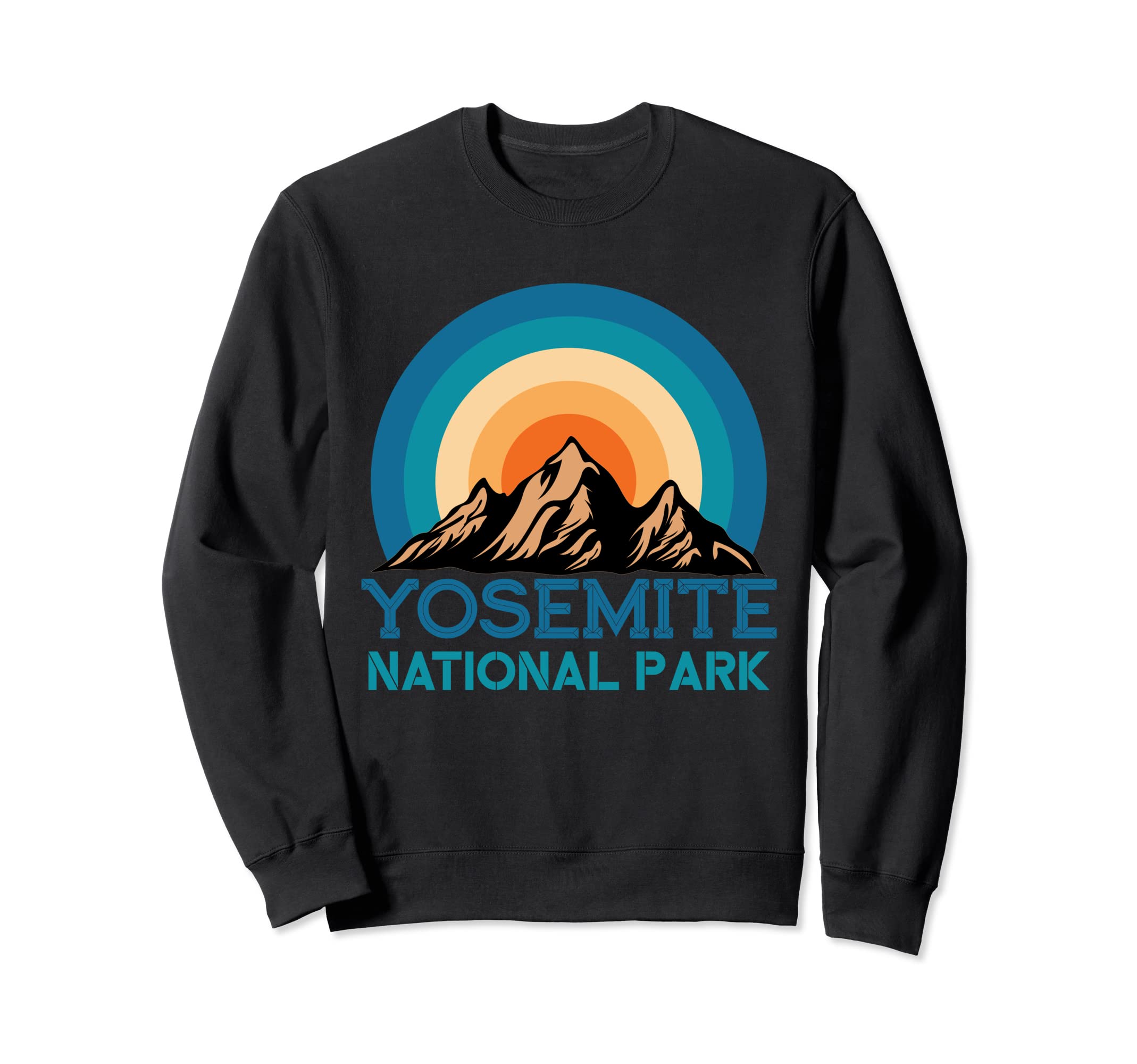Yosemite National Park Mountain Hiking Sweatshirt - Minimalist Print Unisex - T-Shirt, Sweatshirt, Hoodie