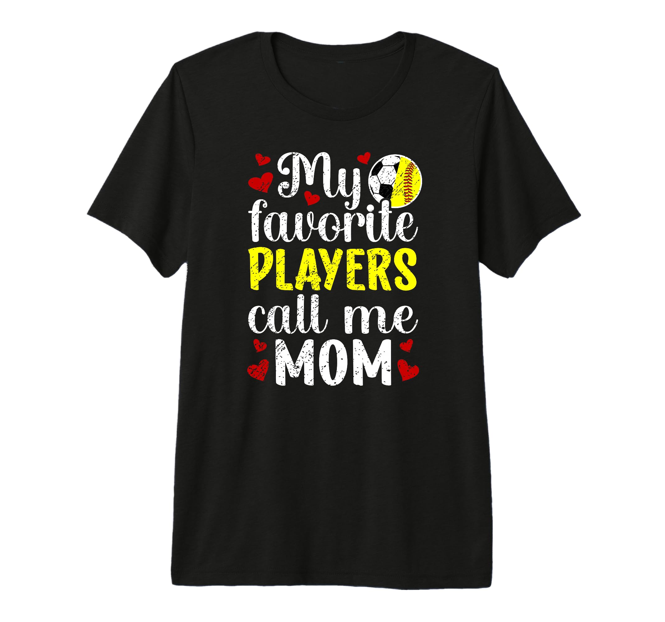 My Favorite Players Call Me Mom Softball T-Shirt - Minimalist Print Unisex - T-Shirt, Sweatshirt, Hoodie