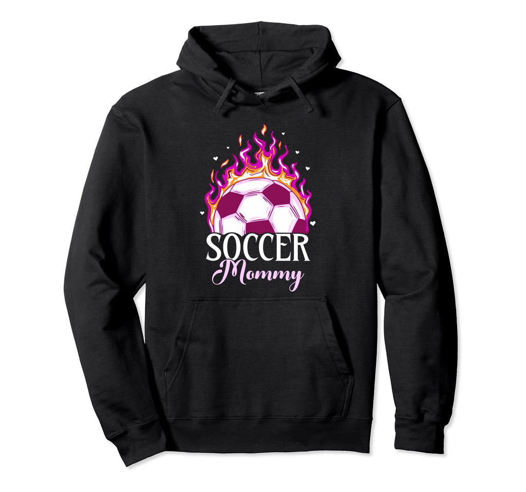Soccer Mommy Womens Soccer Player Team Mom Hoodie - Unique Graphic Unisex - T-Shirt, Sweatshirt, Hoodie