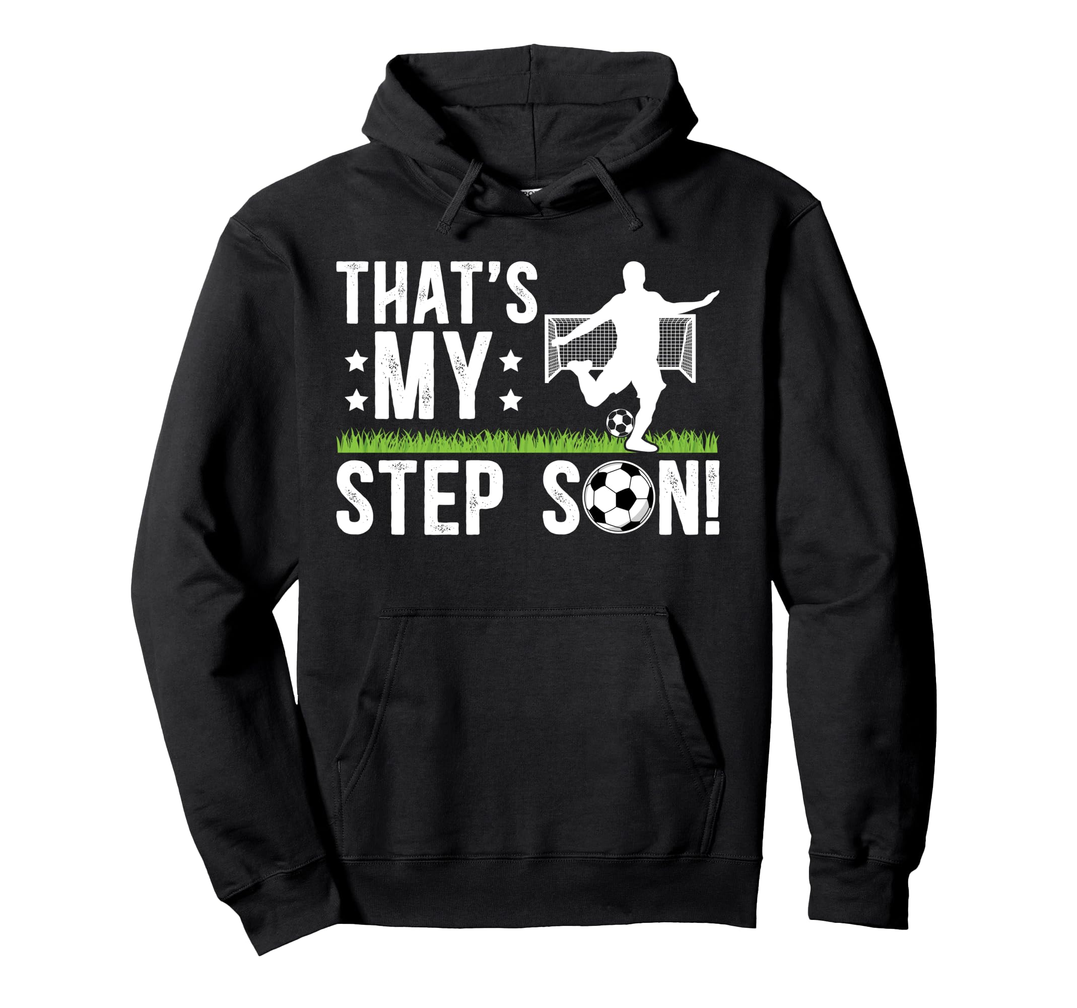 Proud Soccer Step Dad Soccer Player Hoodie - Unique Graphic Unisex - T-Shirt, Sweatshirt, Hoodie