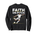 Christian Soccer Player Religious Sweatshirt - Trendy Graphic for Adults - T-Shirt, Sweatshirt, Hoodie