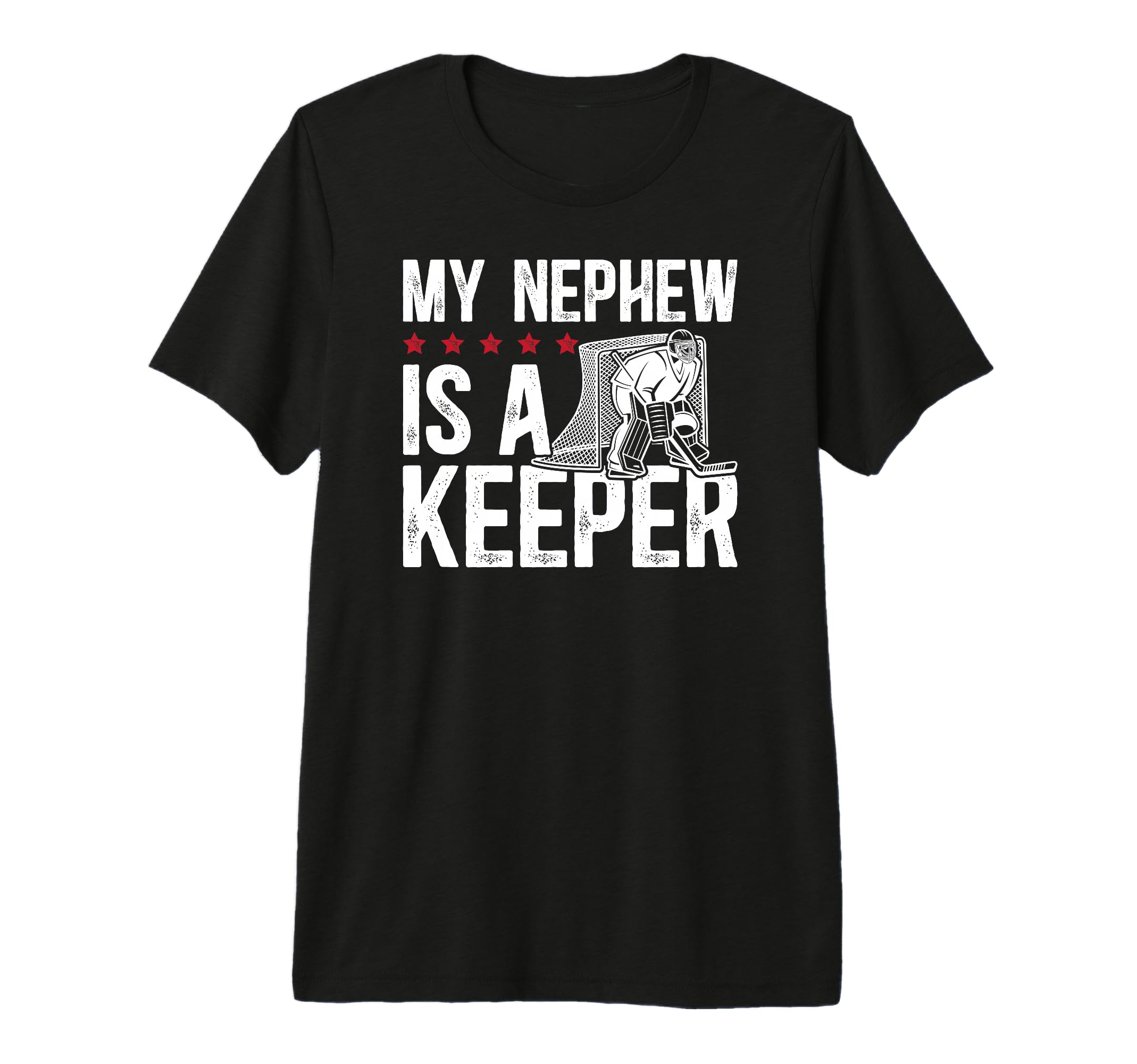 Mens Ice Hockey Keeper Uncle Hockey T-Shirt - Graphic Print for Adults - T-Shirt, Sweatshirt, Hoodie