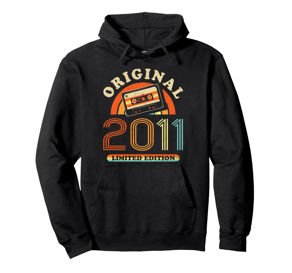 2011 Cassette Tape 15Th Birthday Hoodie - Novelty Apparel Men Women - T-Shirt, Sweatshirt, Hoodie