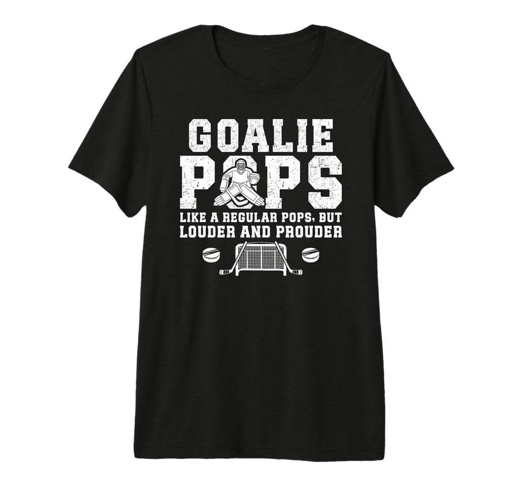 Mens Hockey Goalie Pops Ice Hockey Keeper T-Shirt - Novelty Apparel Unisex - T-Shirt, Sweatshirt, Hoodie
