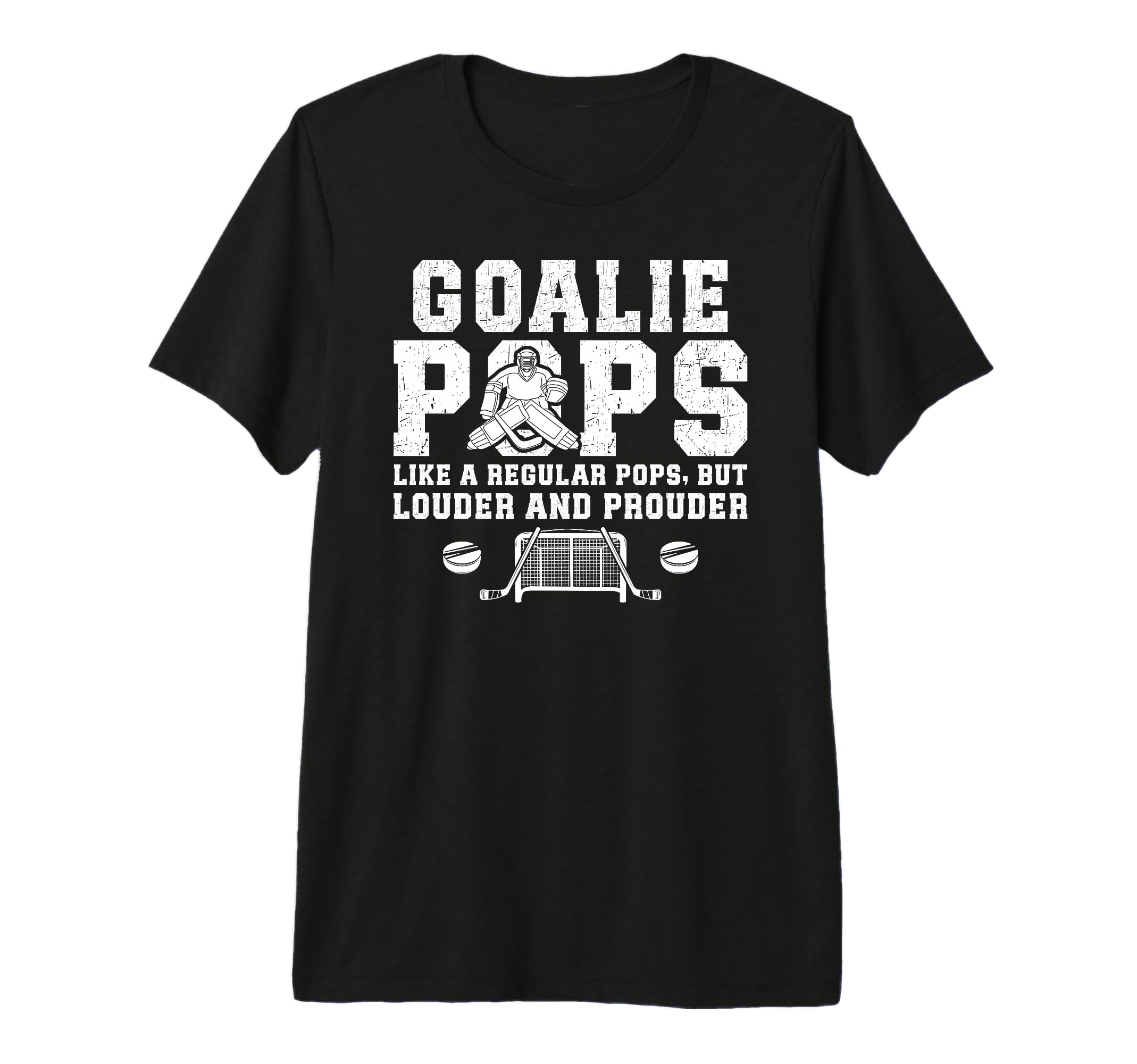 Mens Hockey Goalie Pops Ice Hockey Keeper T-Shirt - Novelty Apparel Unisex - T-Shirt, Sweatshirt, Hoodie