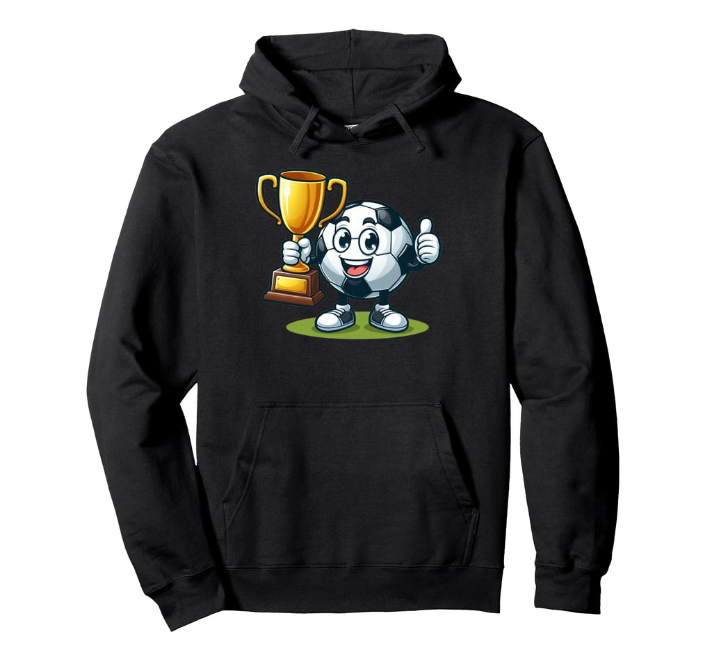 Soccer Trophy Winner Champions Hoodie - Casual Everyday Wear for Adults - T-Shirt, Sweatshirt, Hoodie
