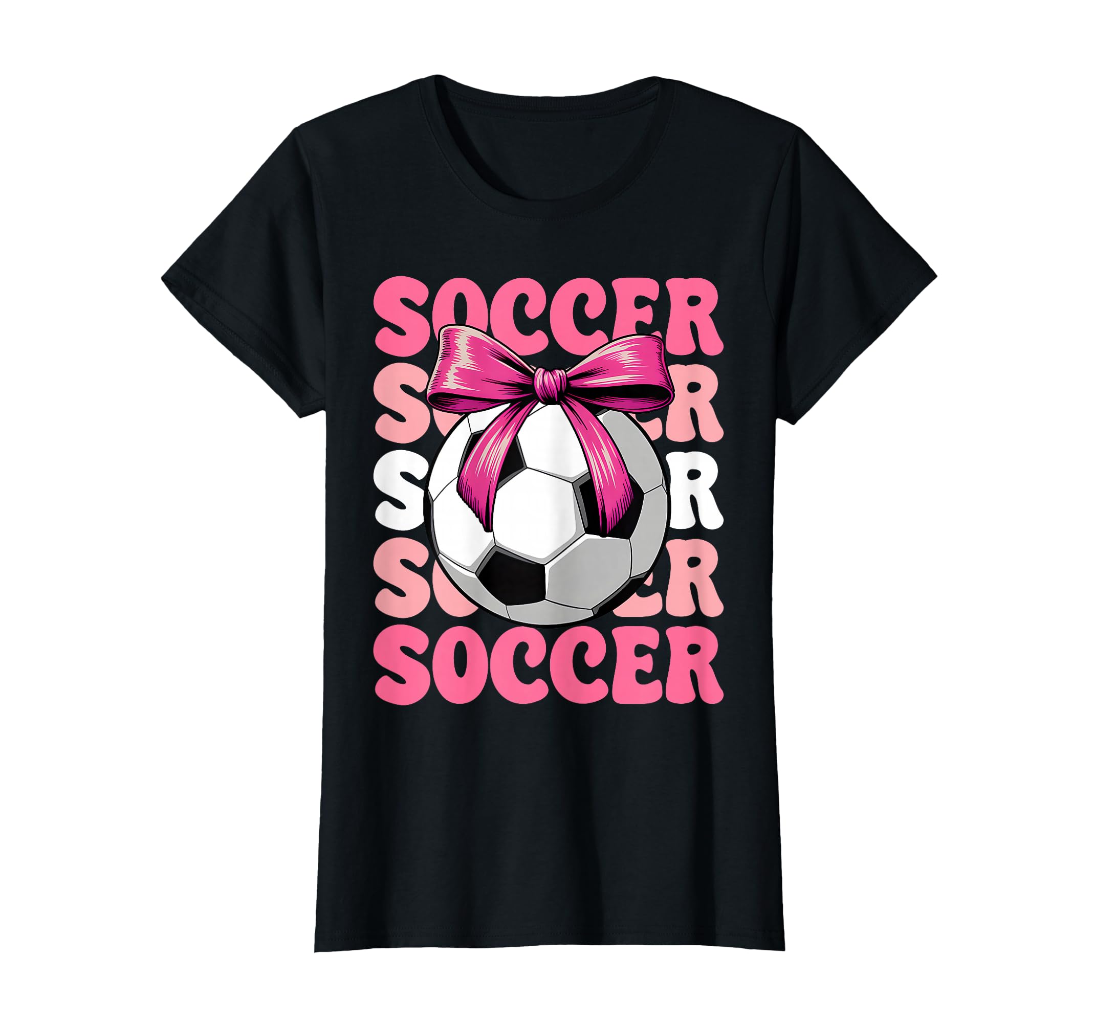 Soccer Player Team Coach Coquette Bow T-Shirt - Novelty Apparel Men Women - T-Shirt, Sweatshirt, Hoodie