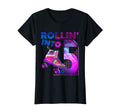 Rollin Into 5 Roller Skating Birthday 5Th T-Shirt - Unique Graphic Unisex - T-Shirt, Sweatshirt, Hoodie