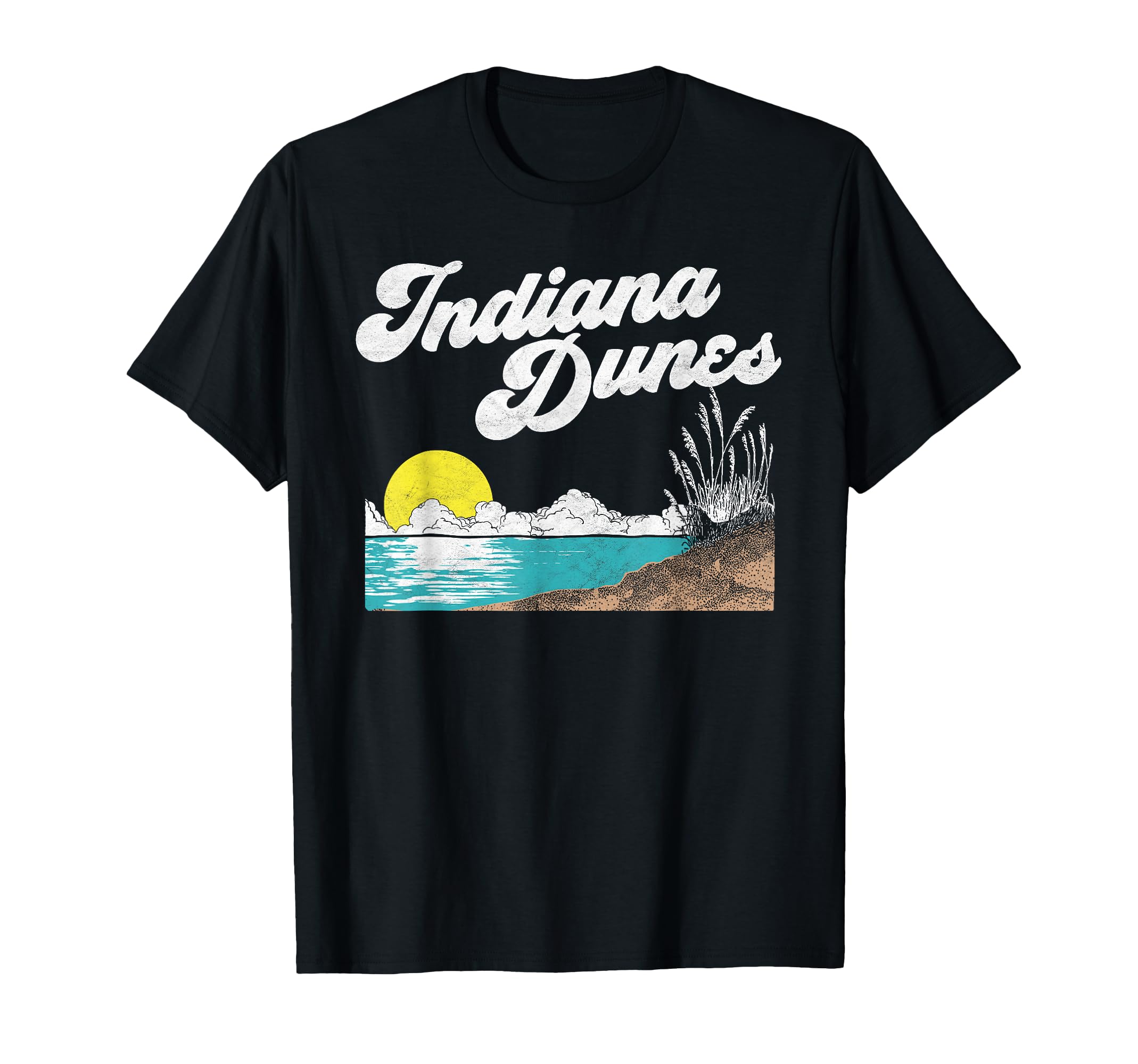 Indiana Dunes National Park 80S T-Shirt - Novelty Apparel for Adults - T-Shirt, Sweatshirt, Hoodie