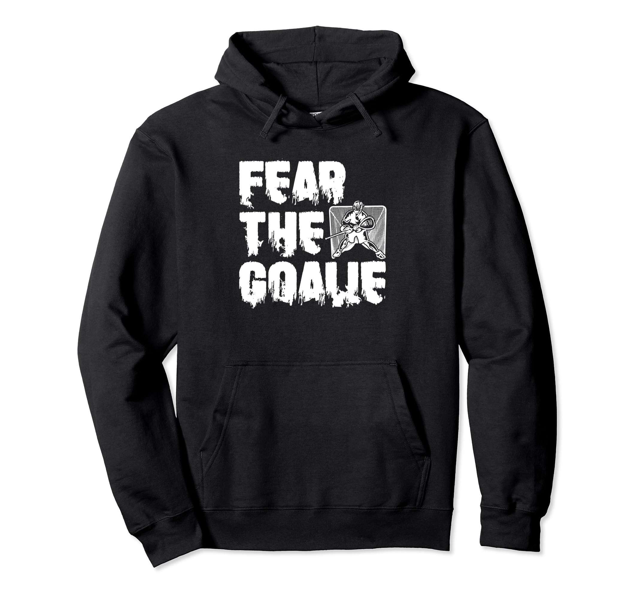 Lacrosse Goalkeeper Funny Lax Player Stick Hoodie - Trendy Graphic Unisex - T-Shirt, Sweatshirt, Hoodie