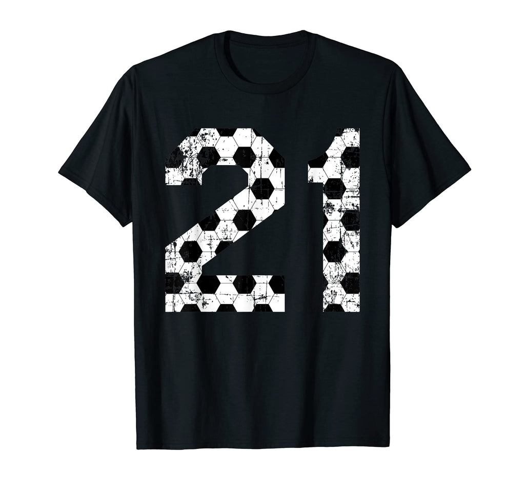 Soccer 21 Jersey Number T-Shirt - Unique Graphic Unisex - T-Shirt, Sweatshirt, Hoodie
