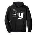 Old School Og Hip Hop Head Vinyl Cds Tapes Hoodie - Graphic Print Unisex - T-Shirt, Sweatshirt, Hoodie