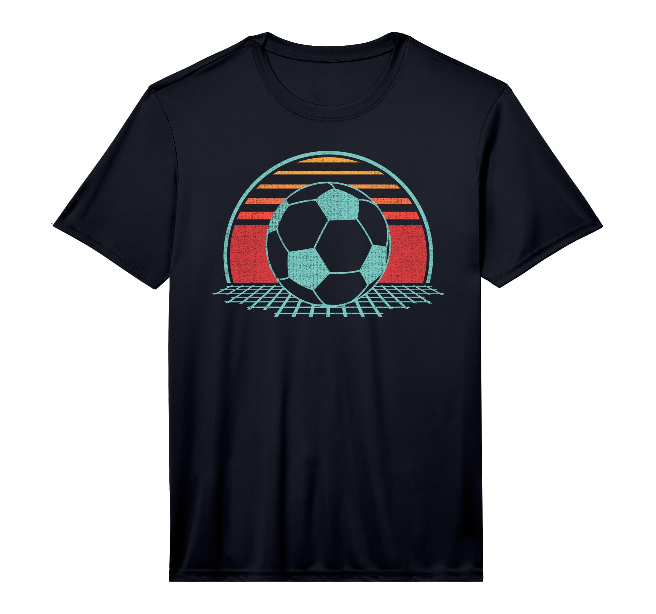Soccer Ball 80S Soccer Player Performance T-Shirt - Custom Art Print Unisex - T-Shirt, Sweatshirt, Hoodie