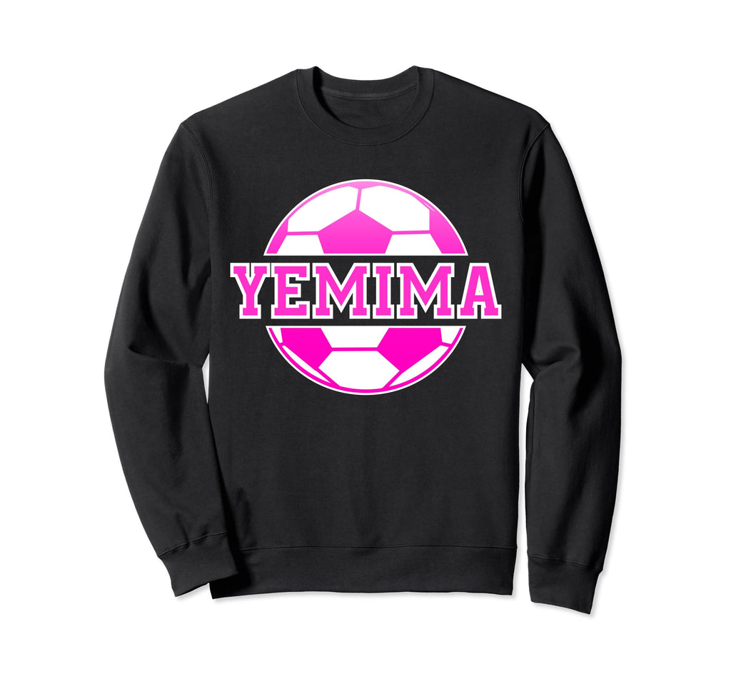 Yemima Name Soccer Play Football Sweatshirt - Custom Art Print for Adults - T-Shirt, Sweatshirt, Hoodie