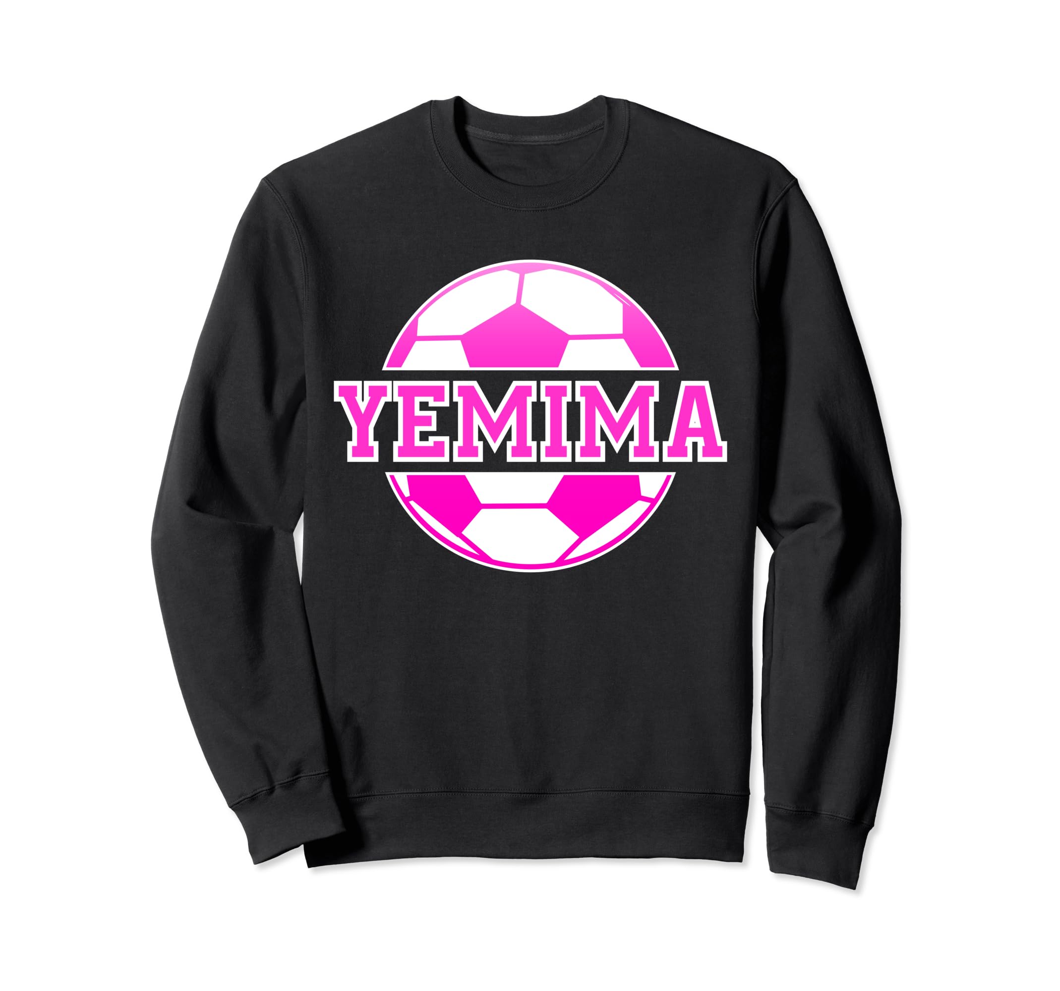 Yemima Name Soccer Play Football Sweatshirt - Custom Art Print for Adults - T-Shirt, Sweatshirt, Hoodie