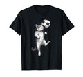 Kitten Football Player Fun Cat Ball T-Shirt - Streetwear Style Unisex - T-Shirt, Sweatshirt, Hoodie