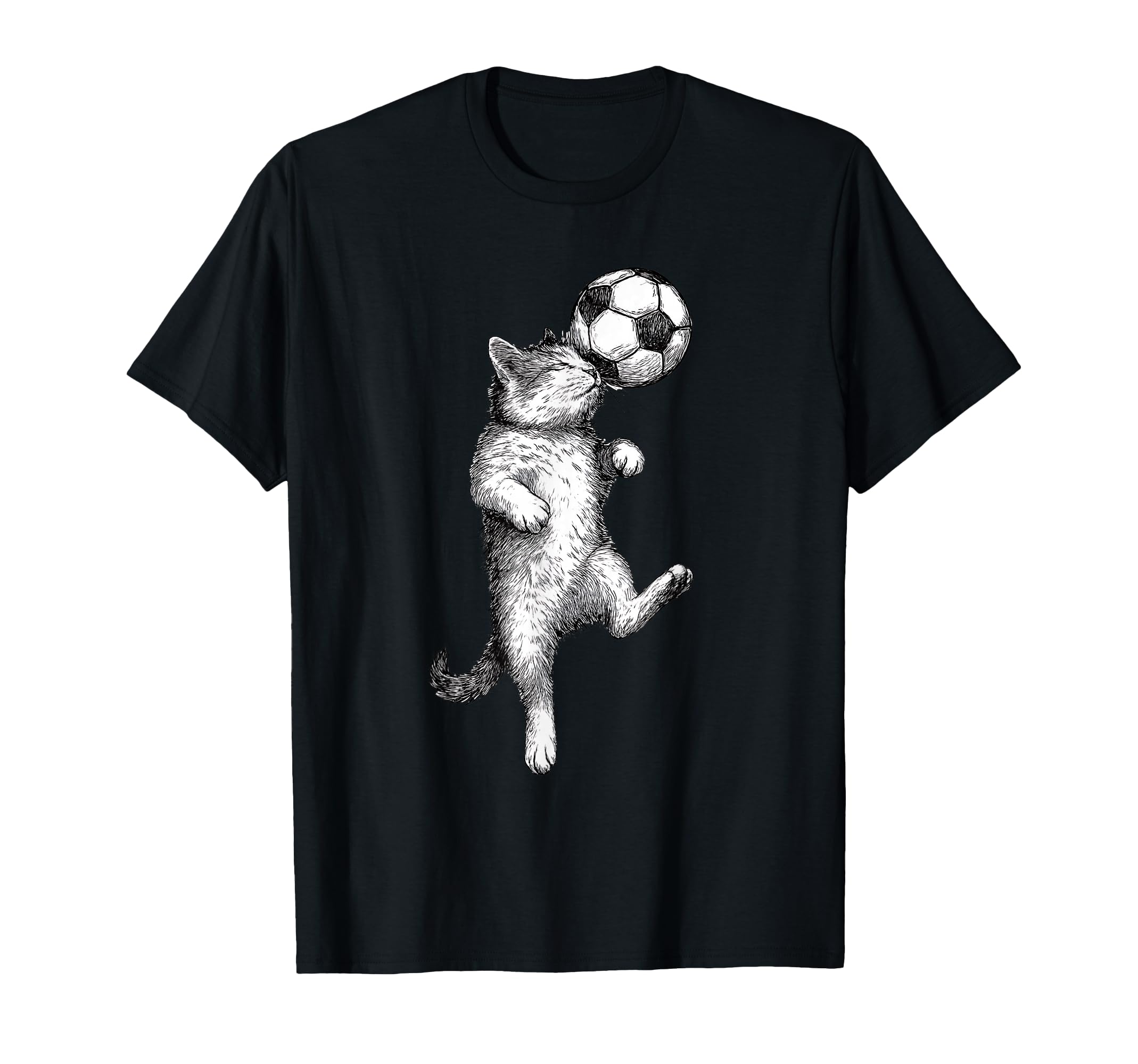 Kitten Football Player Fun Cat Ball T-Shirt - Streetwear Style Unisex - T-Shirt, Sweatshirt, Hoodie