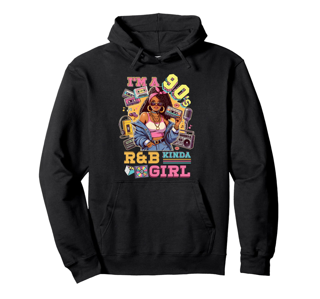 90S Rnb Kinda Boombox Nostalgia Hoodie - Aesthetic Graphic Men Women - T-Shirt, Sweatshirt, Hoodie