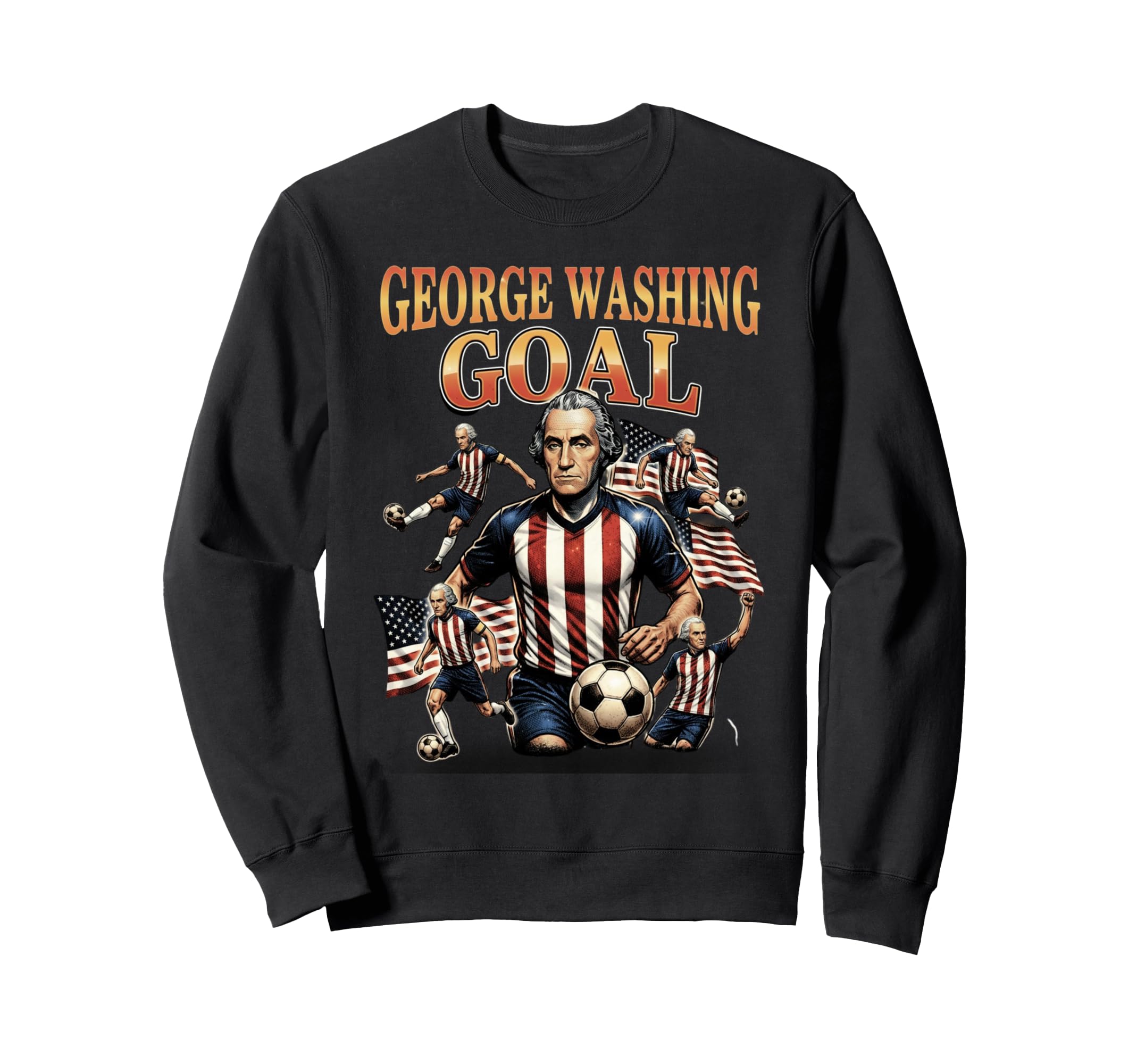 George Washing Goal Funny George Sweatshirt - Minimalist Print Men Women - T-Shirt, Sweatshirt, Hoodie