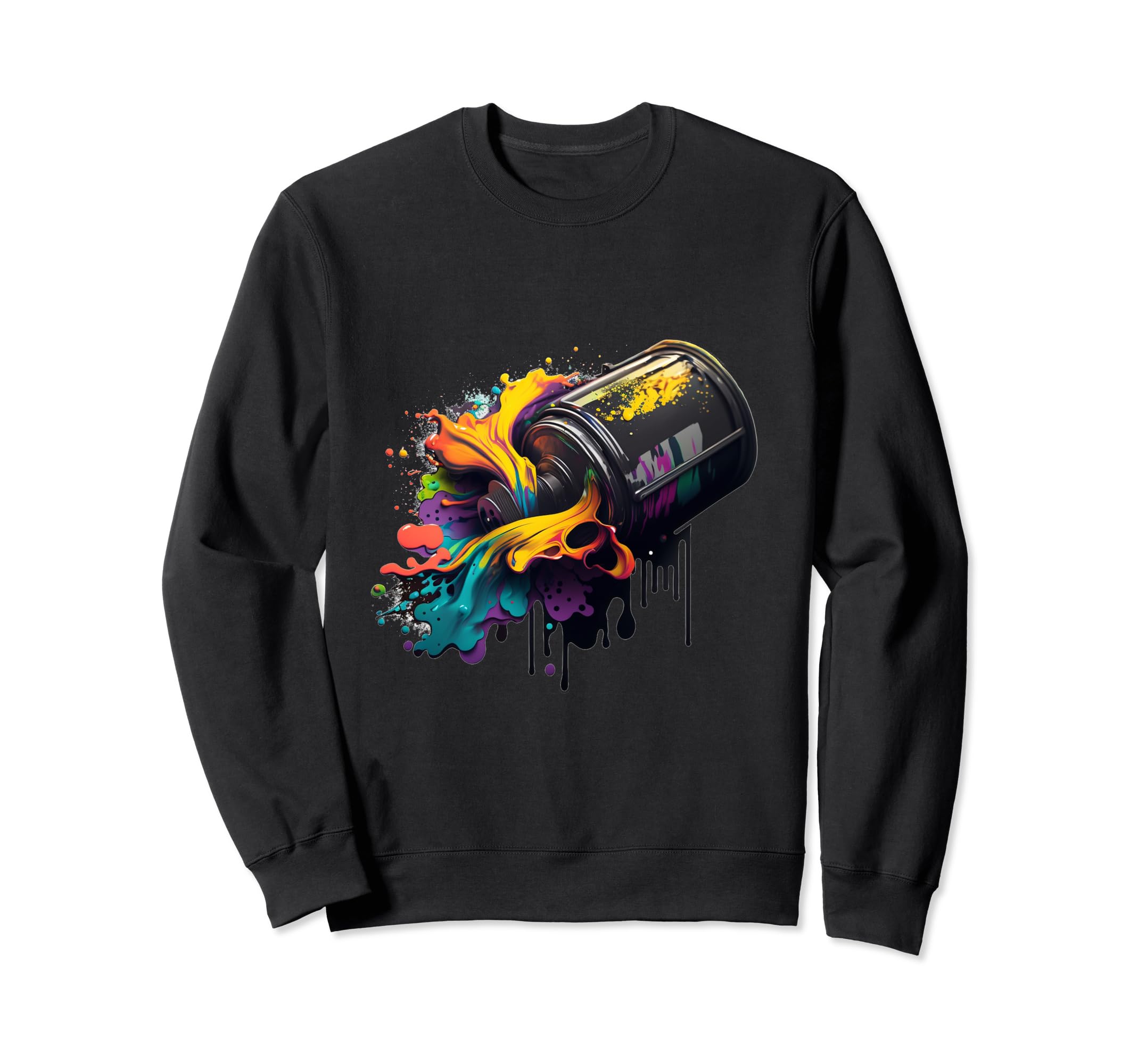 Led Neon Hip Hop Old School Graffiti Sweatshirt - Custom Art Print Unisex - T-Shirt, Sweatshirt, Hoodie