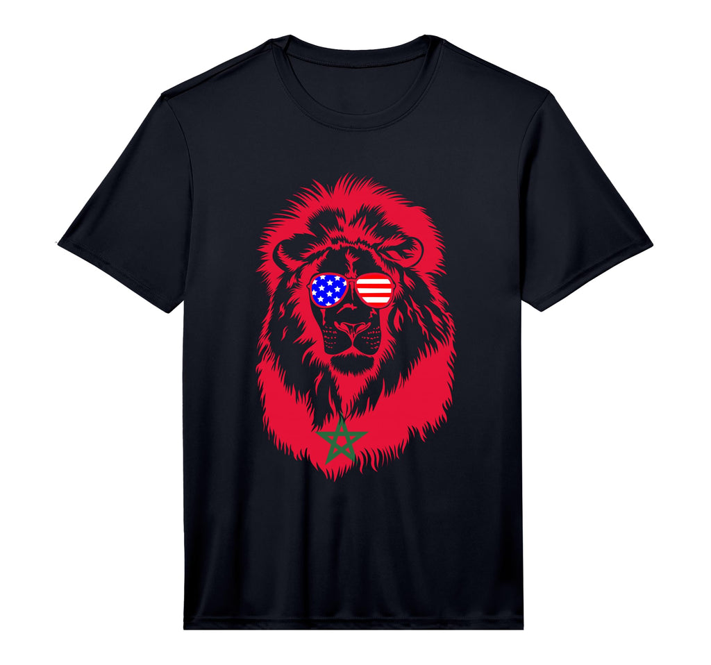 Moorish American Morocco Flag Moroccan T-Shirt - Trendy Graphic Unisex - T-Shirt, Sweatshirt, Hoodie