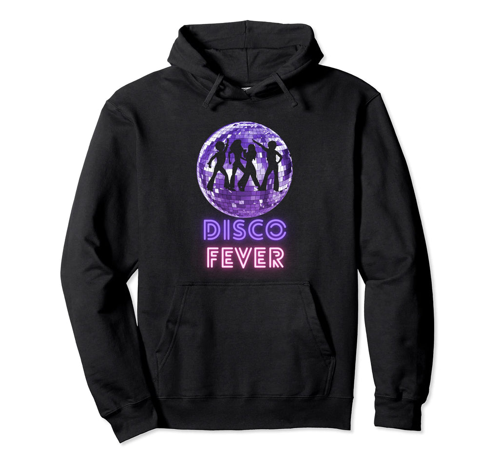 Disco Fever Music Ball 70S Disco Party Hoodie - Unique Graphic Men Women - T-Shirt, Sweatshirt, Hoodie