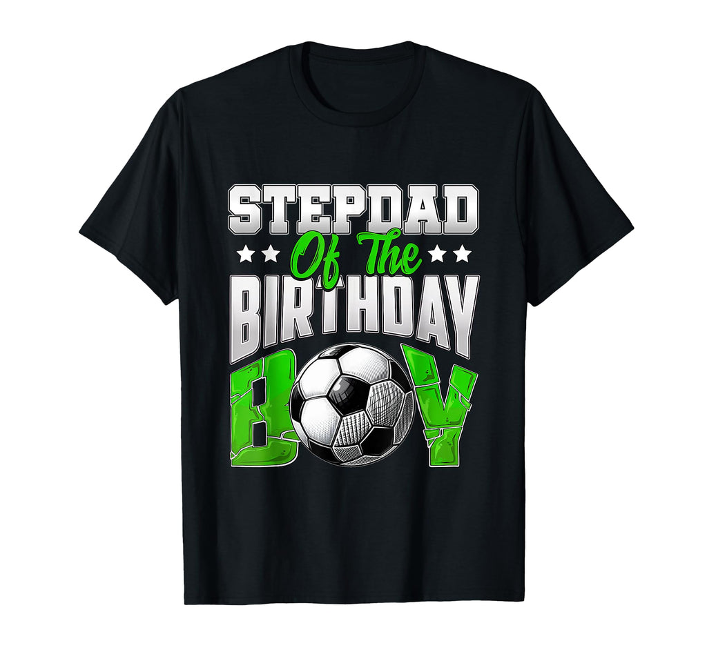 Stepdad Birthday Soccer Family Baller B T-Shirt - Graphic Print for Adults - T-Shirt, Sweatshirt, Hoodie