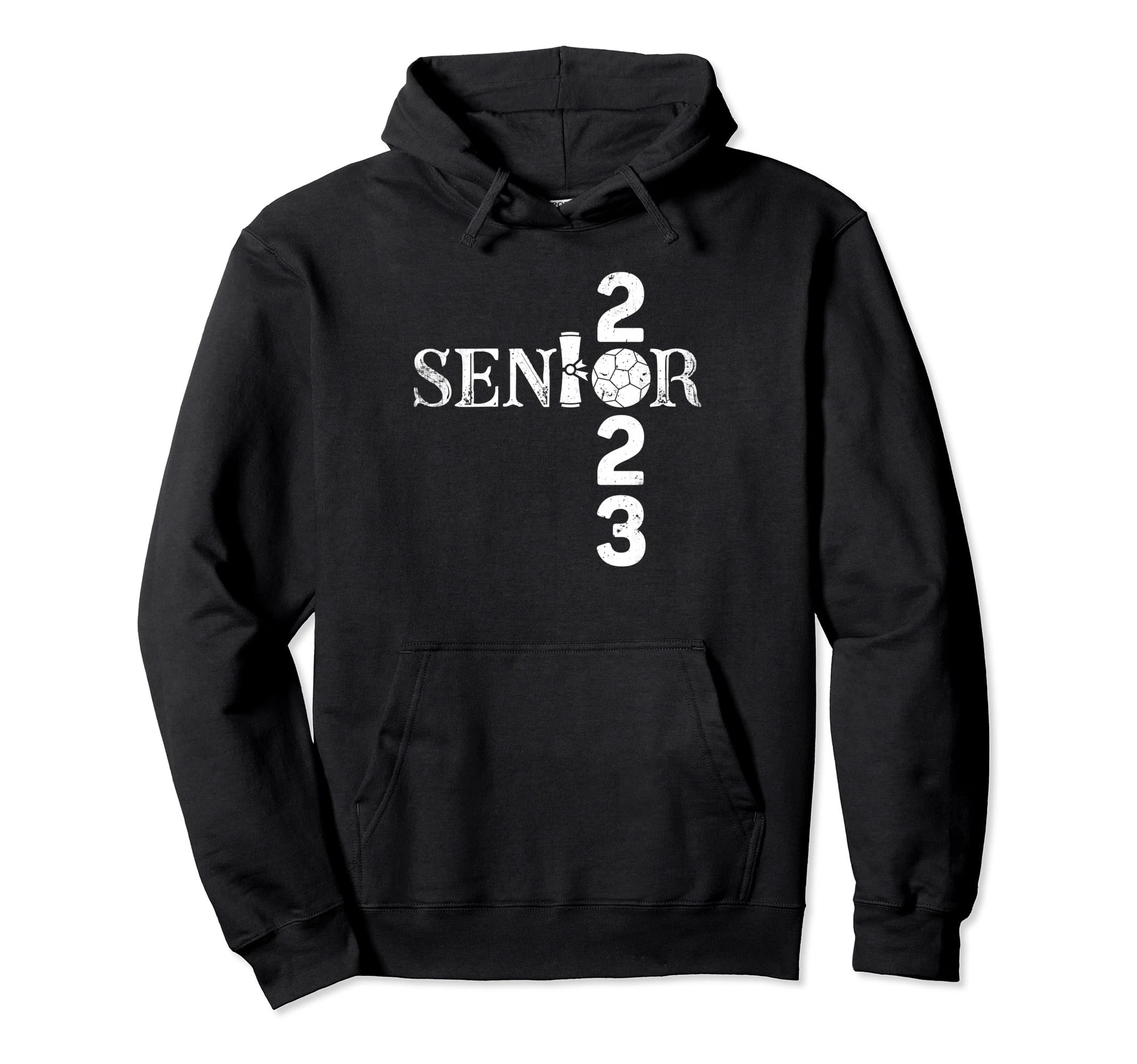 Senior 2023 Soccer Funny Class 2023 Hoodie - Aesthetic Graphic for Adults - T-Shirt, Sweatshirt, Hoodie